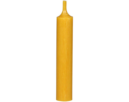 Mustard Short Dinner Candles