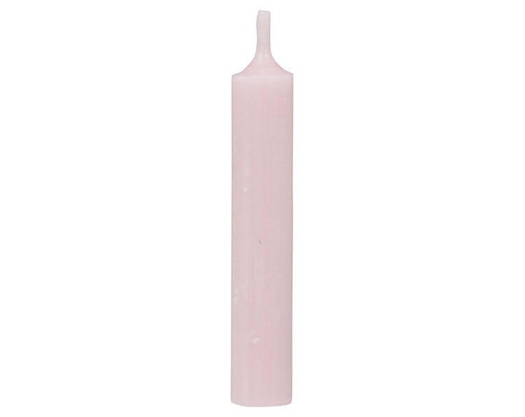 Powder Pink Short Dinner Candles