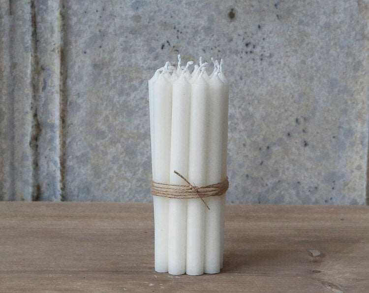 White Taper Candles