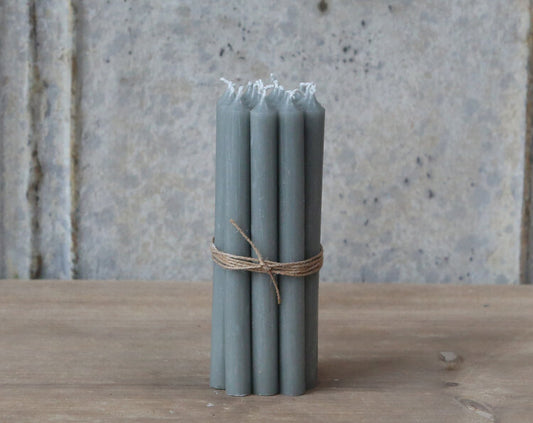 Grey Taper Candles
