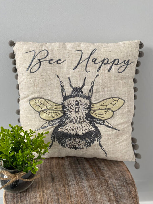 Bee Happy Cushion