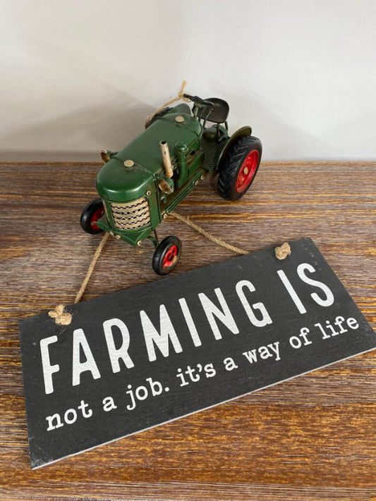 Farming Is Slate Plaque