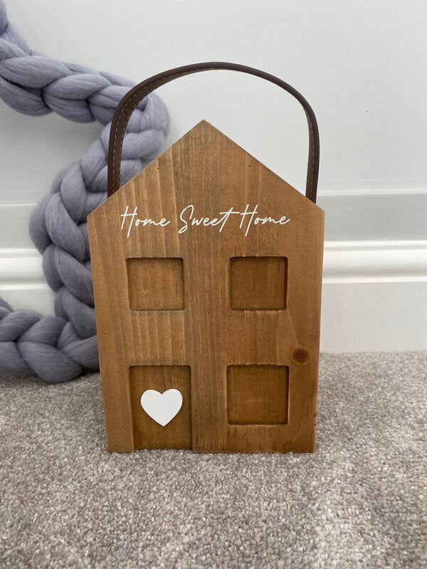 Home Sweet Home Wooden Doorstop