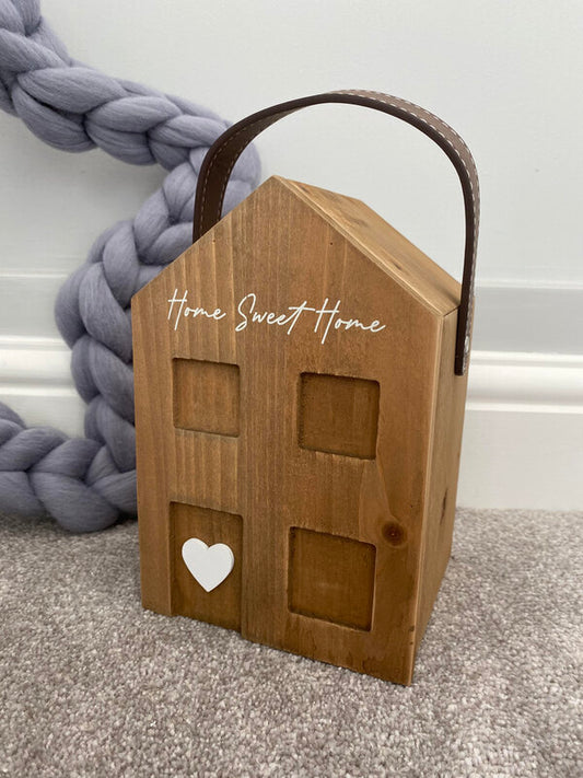 Home Sweet Home Wooden Doorstop