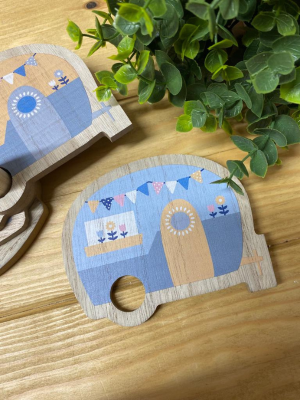 Set of 4 Caravan Coasters