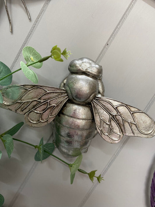 Silver Bee Ornament