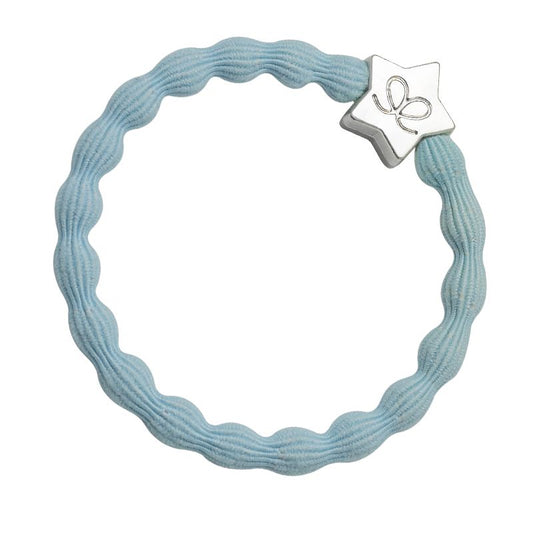 Sky Blue Bangle Band with Silver Star