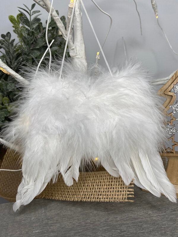 White Feather Hanging Wings