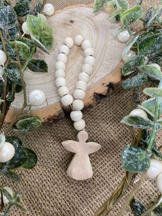 Wooden Angel Bead Hanger