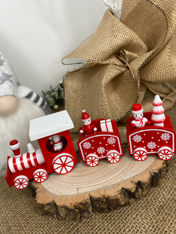 Wooden Train Decoration